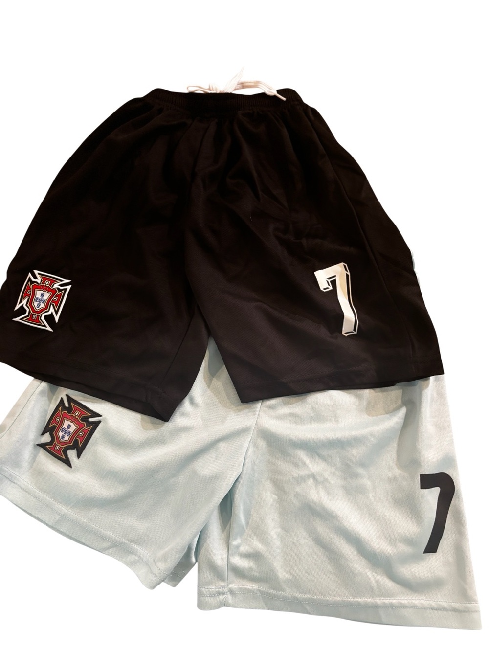 Youth Christiano Ronaldo shorts Portugal 2 pair